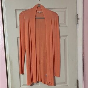 Cyrus Coral Open-Front Women's Cardigan